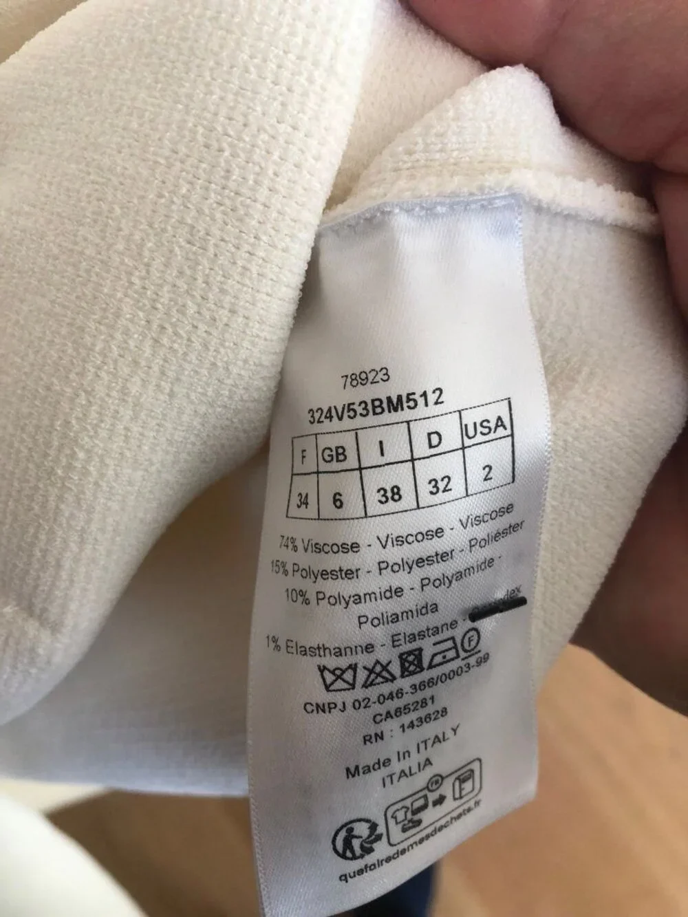 Christian DIOR 2024 white jacket stars button
